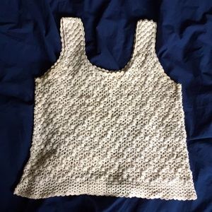 Vintage Handmade Crochet Tank